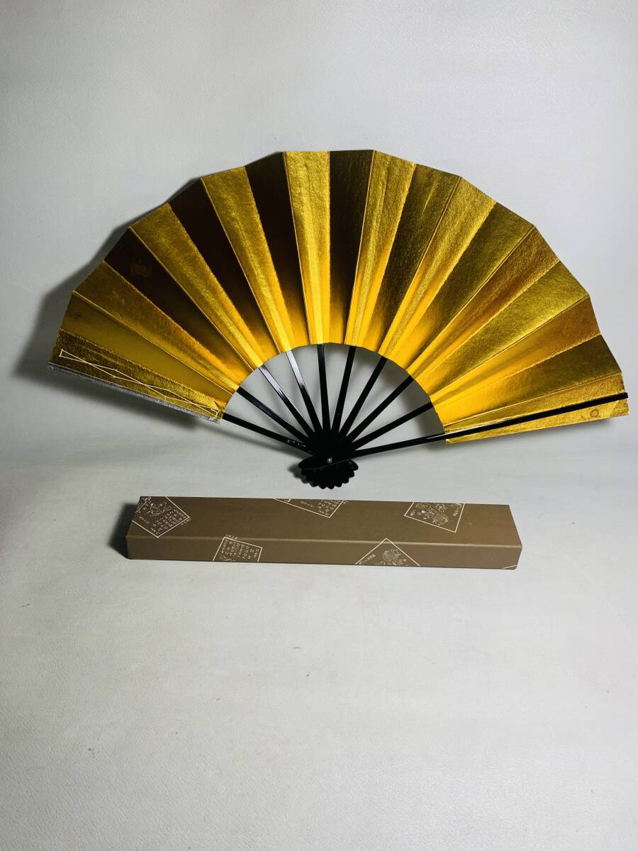 舞扇 扇子 「金銀」r723 /日本舞踊 能楽 能扇 扇子 飾扇拍卖