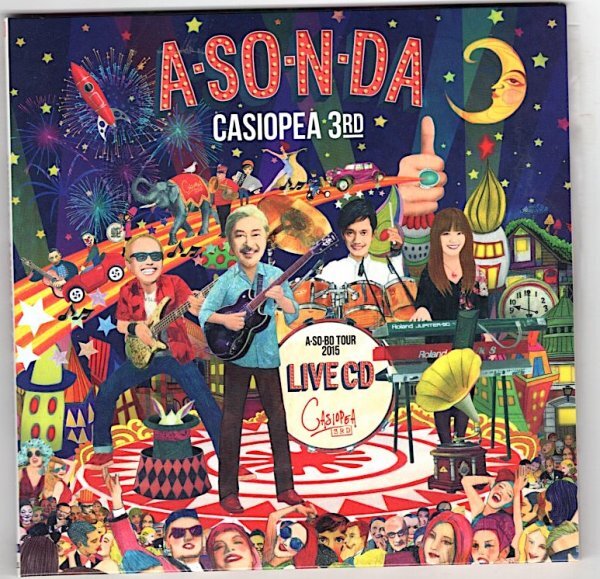 CASIOPEA 3rd / AA・SO・N・DA LIVE CD / 紙ジャケ / 2CD(BSCD2)拍卖