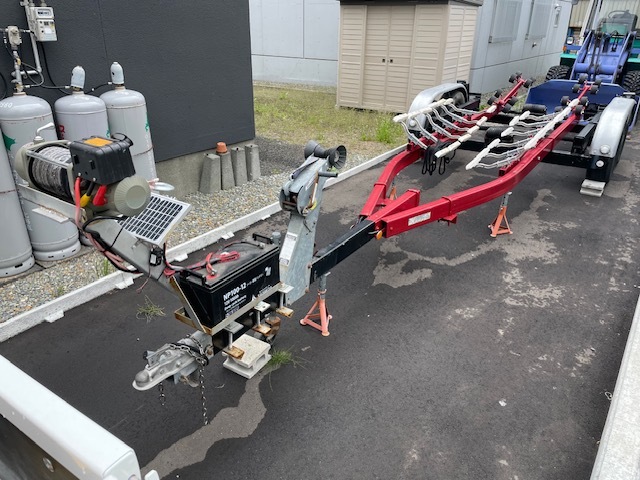 【売り切り】普通免許でけん引可 ボートトレーラー 車検切れ 現状渡し拍卖