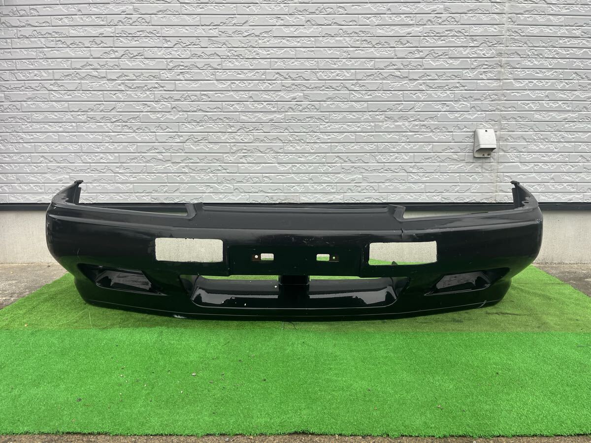 日産純正 R32 HCR32 スカイライン タイプM 前期 フロントバンパー 62022-01U00 黒 ブラック拍卖