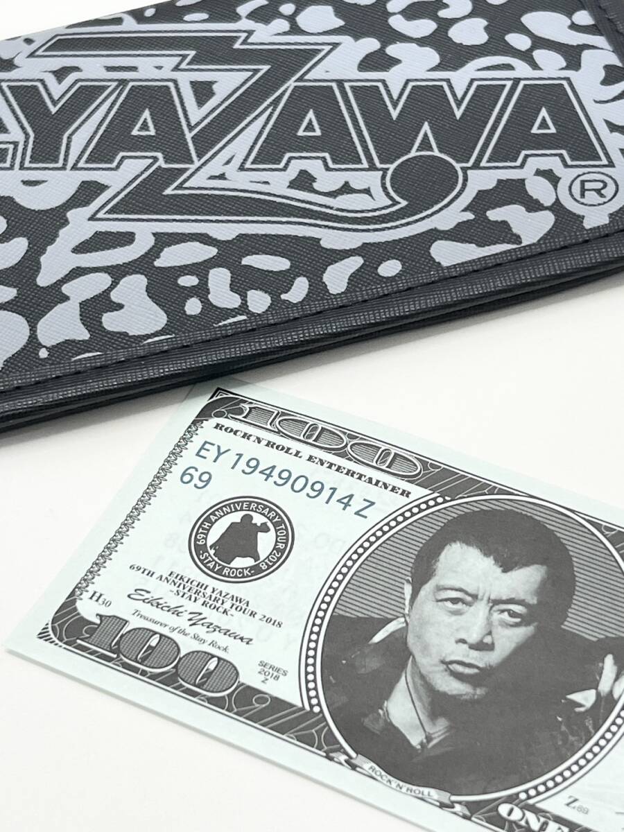 #7419【矢沢永吉 E.YAZAWA カードケース ファングッズ 69th ANNIVERSARY TOUR 2019STAYROCK 100DOLLARS】非売品 開封済 未使用拍卖