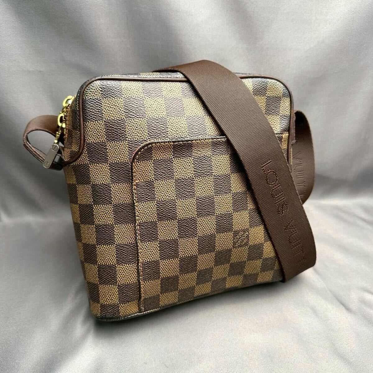 B133 LOUIS VUITTON ルイヴィトン ショルダーバッグ ダミエ オラフPM N41442 斜めがけバッグ シリアル MI0094 男女兼用拍卖
