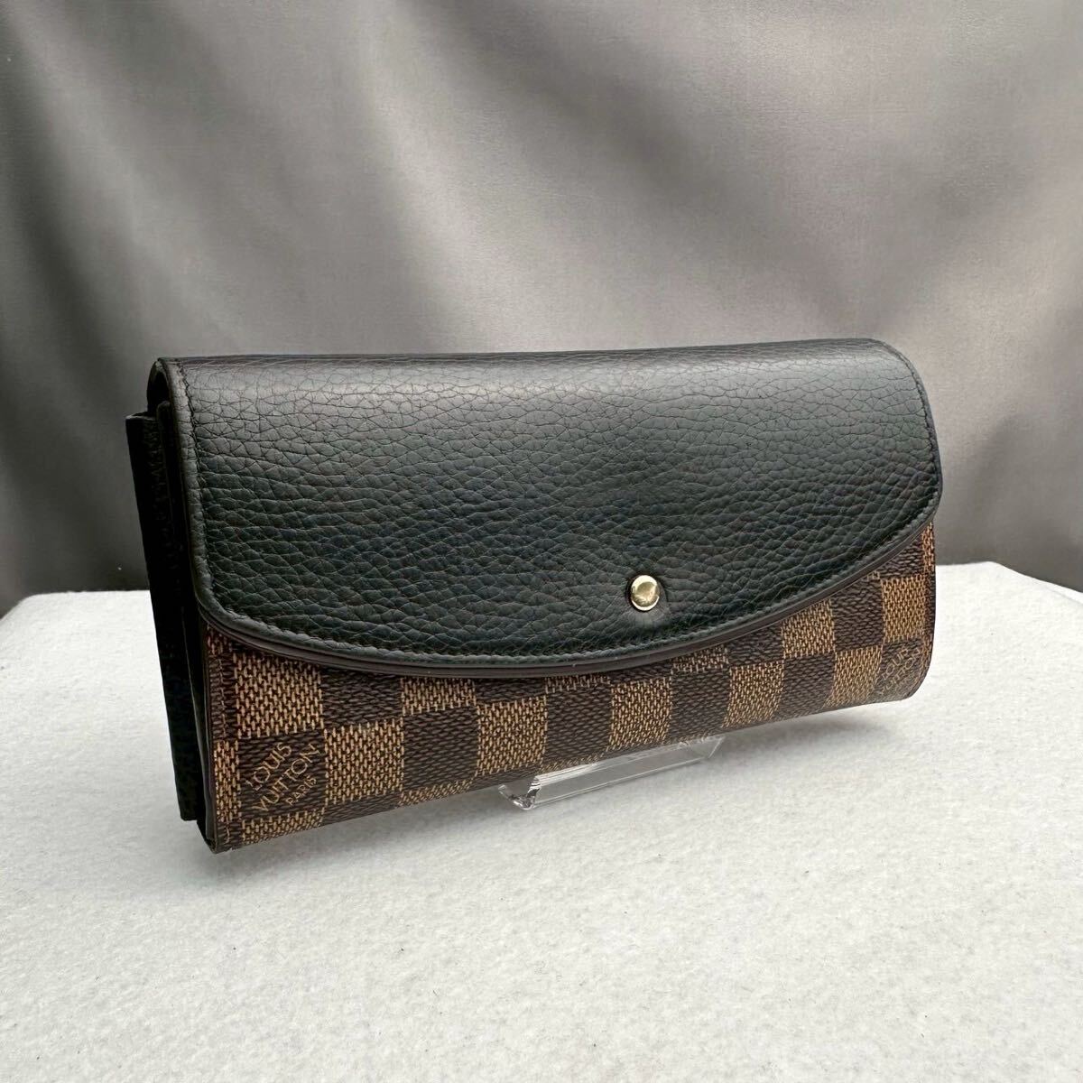 B140 ルイヴィトン LOUIS VUITTON エベヌ ノルマンディ 長財布 シリアル NZ2107 男女兼用拍卖