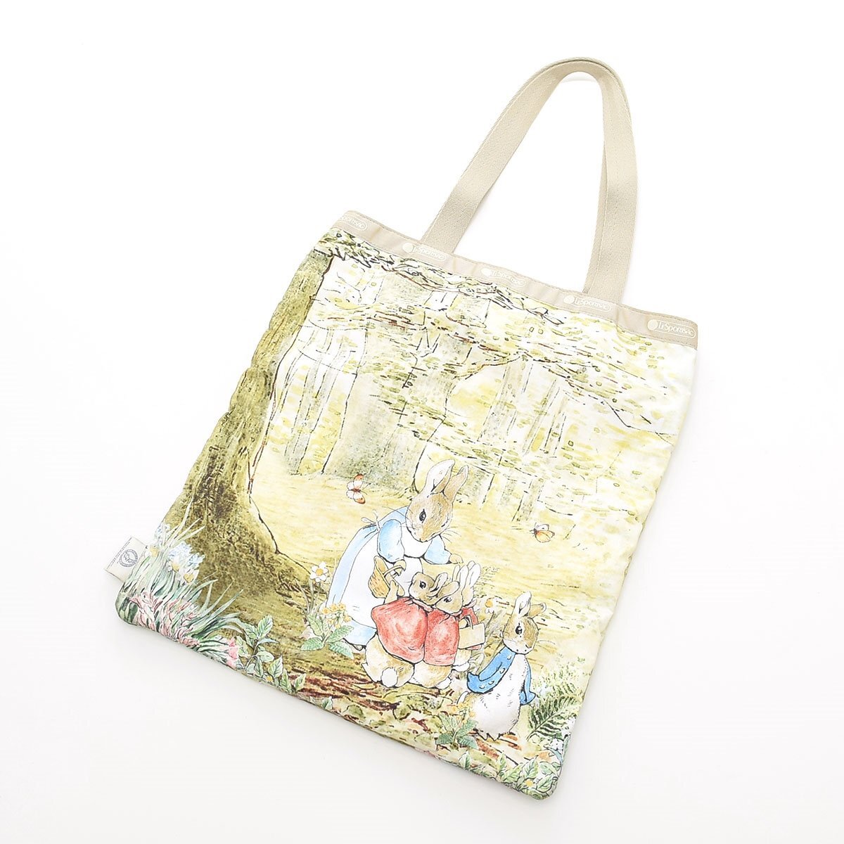 ◇560467 LeSportsac レスポートサック トートバッグ ピーターラビット ナイロン レディース拍卖