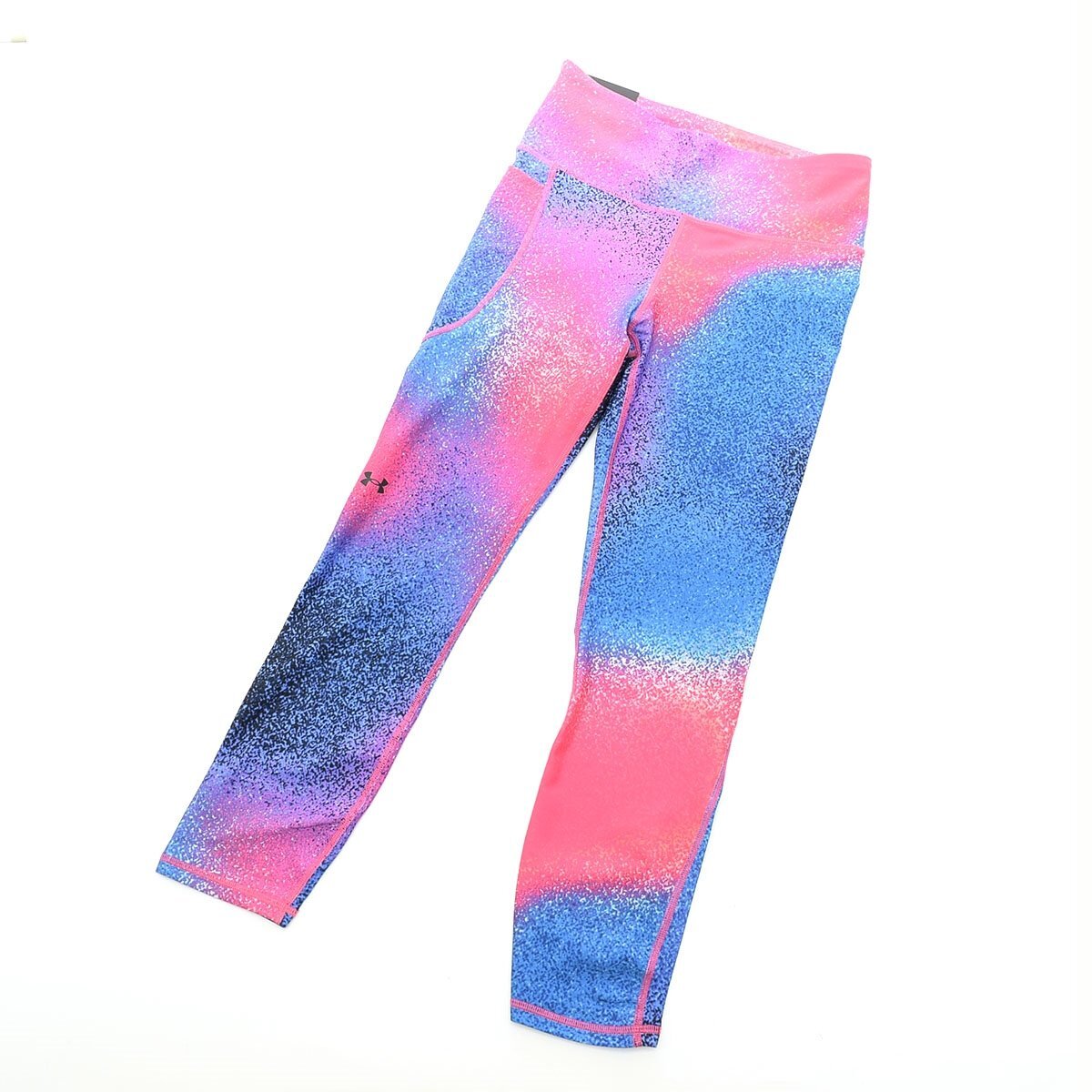 ◇563740 未使用品 UNDER ARMOUR アンダーアーマー UA スポーツインナーウェア アンクルレギンス サイズXL レディース ピンク ブルー拍卖