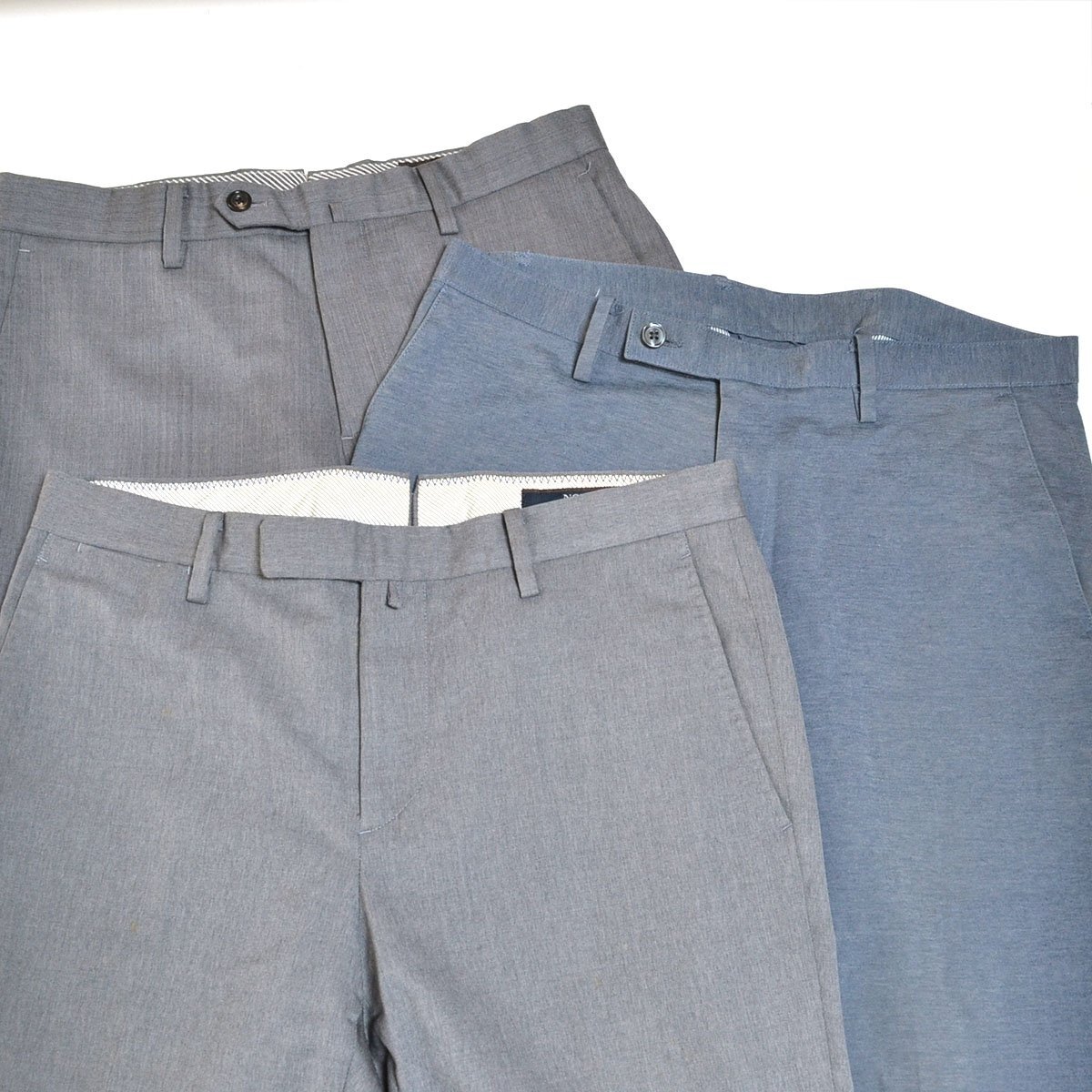 ◆530314 Nolley's ノーリーズ ◇スラックス パンツ 3枚セット 46サイズ1本 Lサイズ2本 メンズ拍卖
