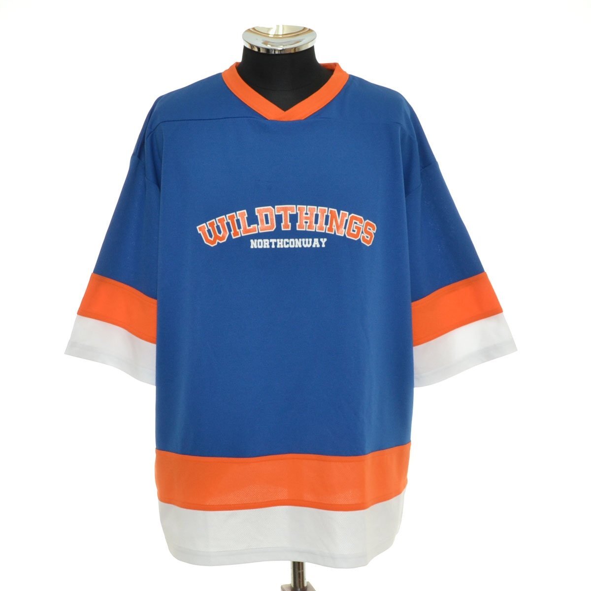 ◆565830 WILD THINGS ワイルドシングス ◇Tシャツ 半袖 WT20052K サイズM メンズ ブルー拍卖