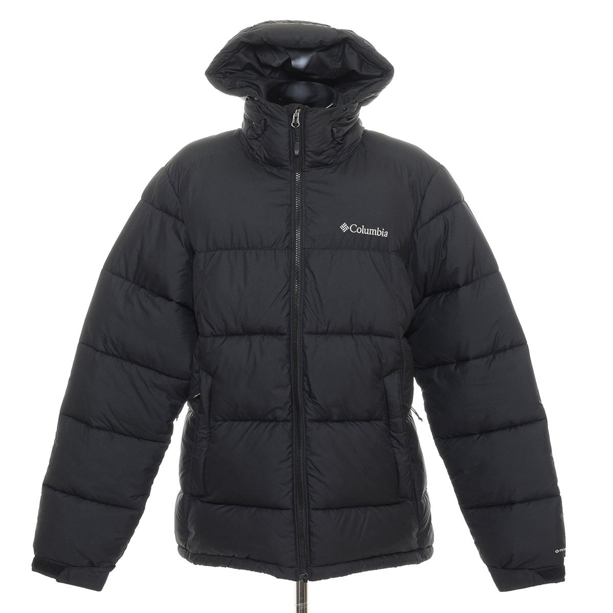 ◆564526 Columbia コロンビア ◆中綿ジャケット パイクレイク フーデッドジャケット WE0020 サイズM メンズ ブラック拍卖