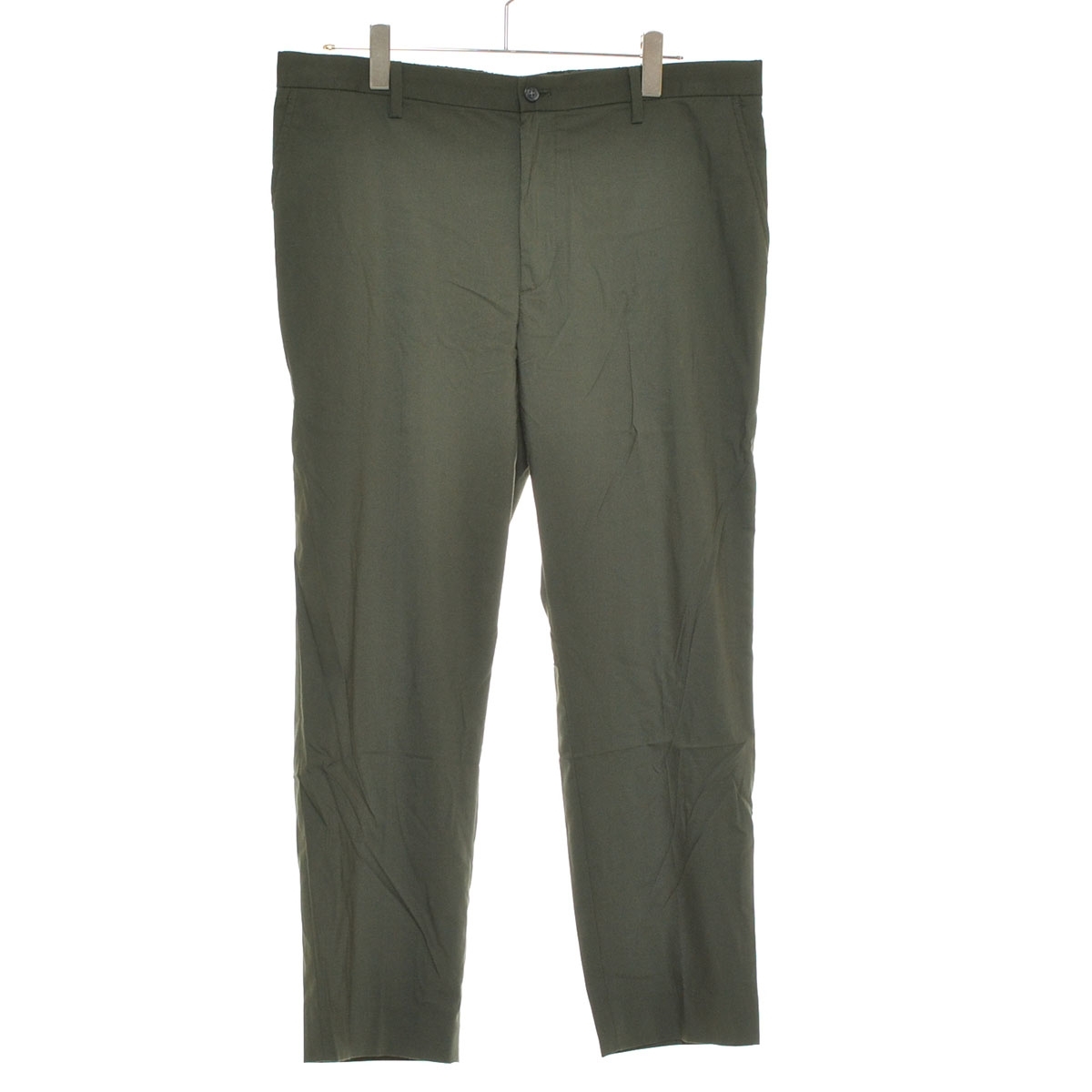 〇548563 GLOBAL WORK グローバルワーク アダストリア ○スラックス パンツ イージーパンツ サイズXXL メンズ グリーン拍卖