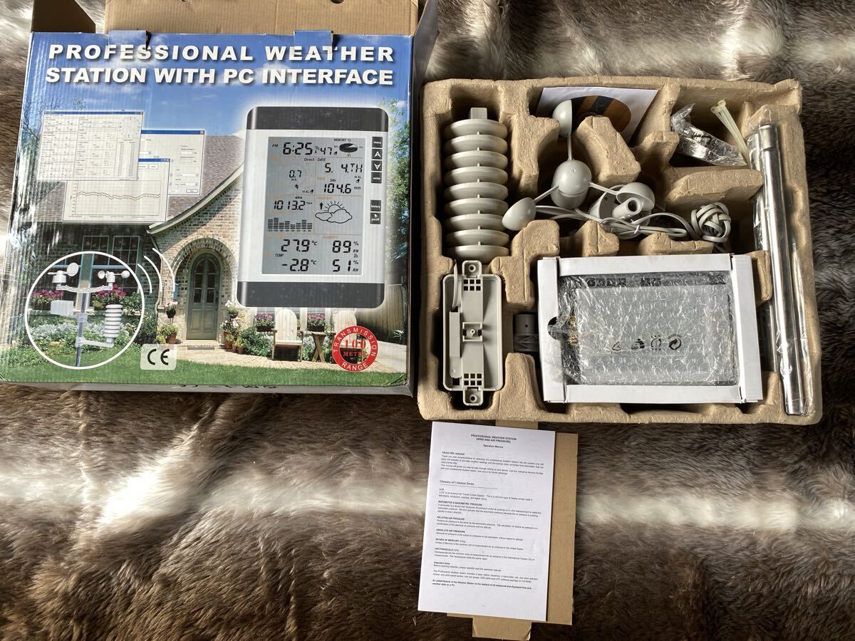 【送料無料】ウェザーステーション 気象観測 天気予報ステーション、多機能気象ステーション 未使用品拍卖
