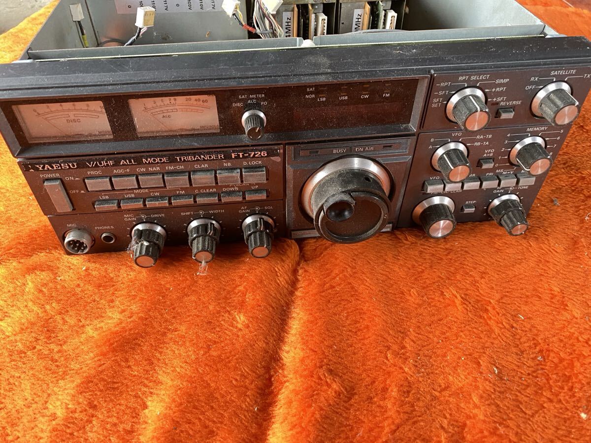 八重洲無線 YAESU V/UHFオールモードトランシーバー FT-726 無線機 ジャンク品 1円から拍卖