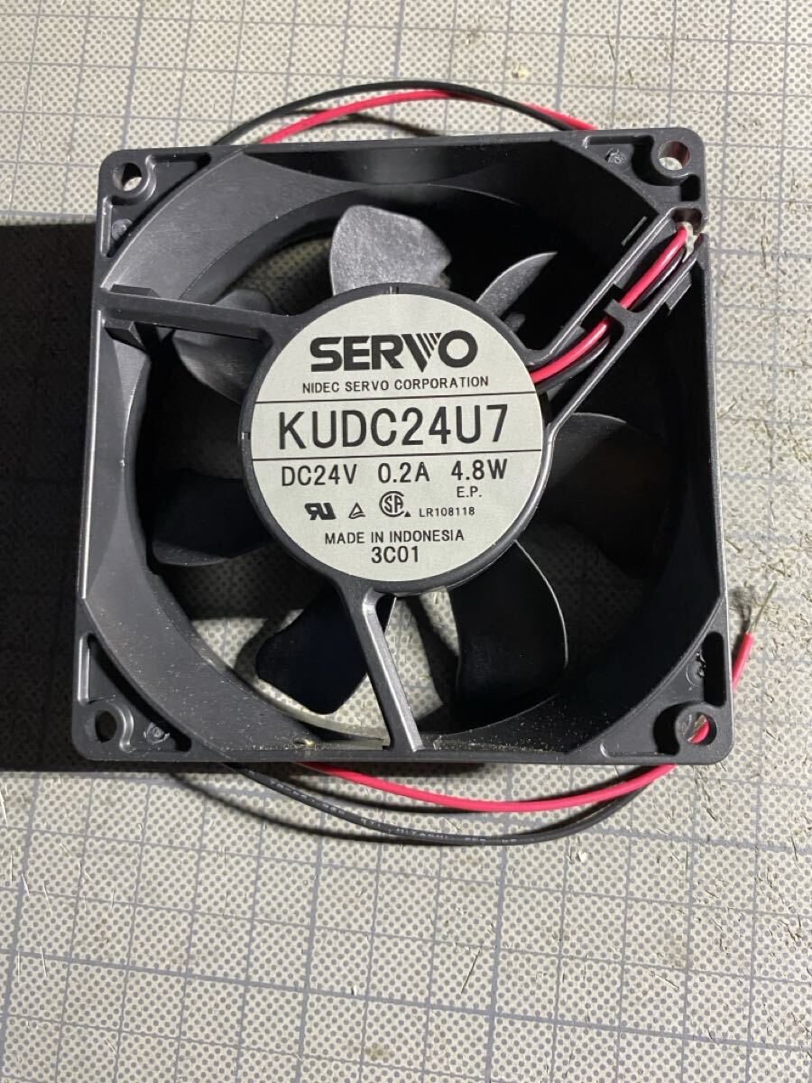 【送料無料】日本電産サーボ株式会社製 DC(直流)冷却ファン「KUDC24U7」DC24V 0.2A 4.8W DCファン 冷却ファン拍卖