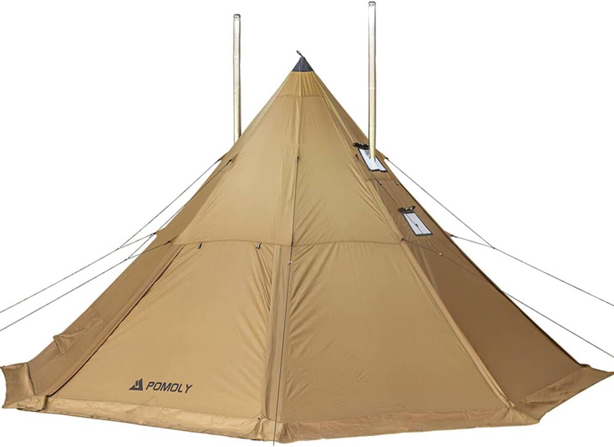 新品/未開封/未使用 POMOLY Bromance 70 ワンポールテント|4人用 ストーブ使用特化したテント拍卖