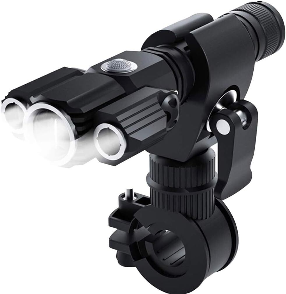 自転車ライト USB充電式 LED 自転車 ヘッドライト 4点灯モード懐中電灯 IPX6防水 360度回転設計 高輝度 防災 軍用 自転車 停電対策 軽量拍卖