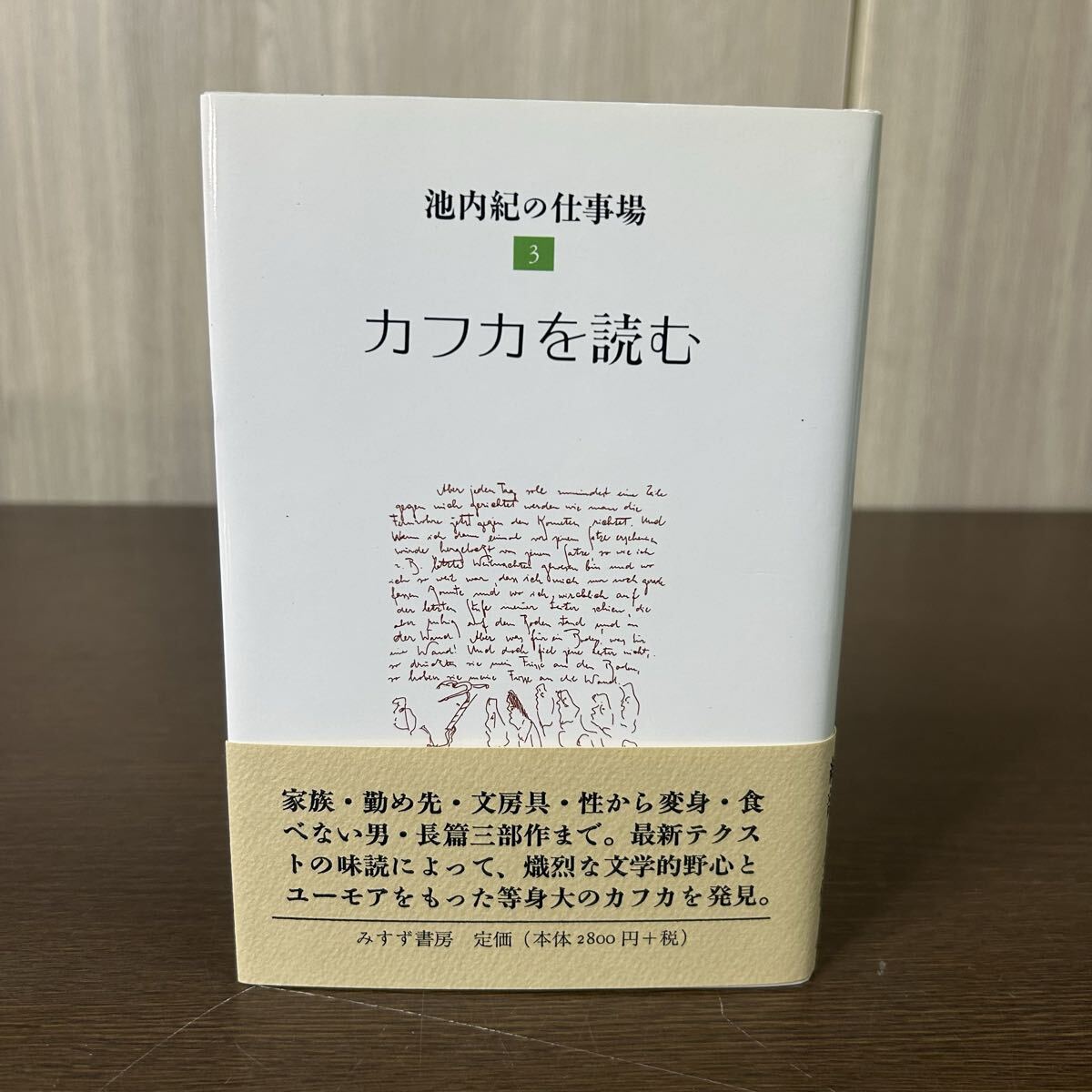 池内紀の仕事場 カフカを読む 3巻 帯付き拍卖