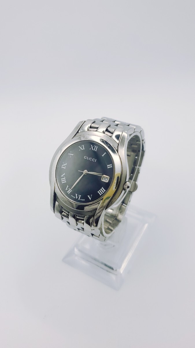 GUCCI グッチ 。5500M グッチ クォーツ。 不動品。拍卖