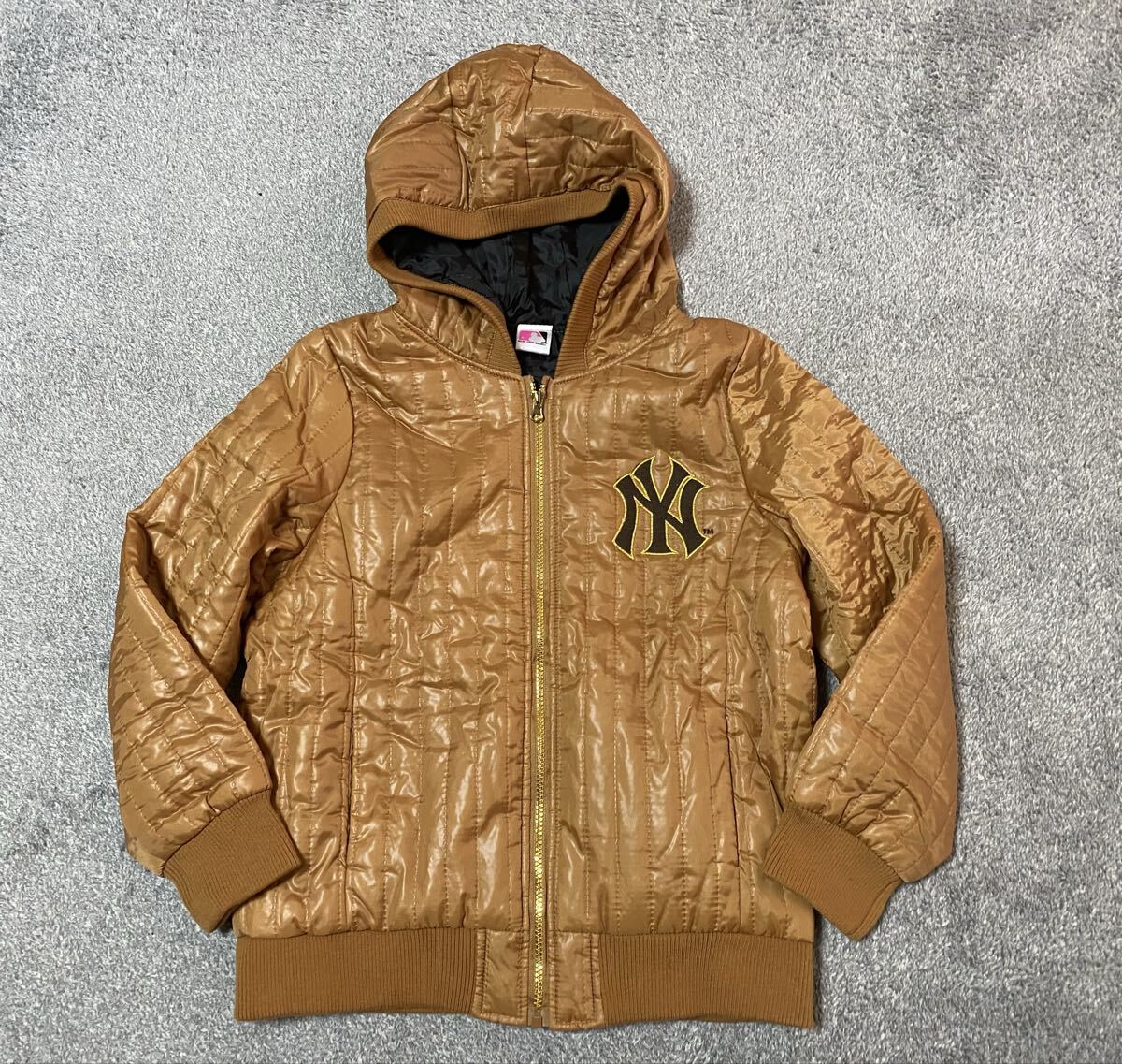 未使用 MLB NYニューヨークヤンキース フード付き ブルゾン Sサイズ 160サイズ 男女兼用拍卖