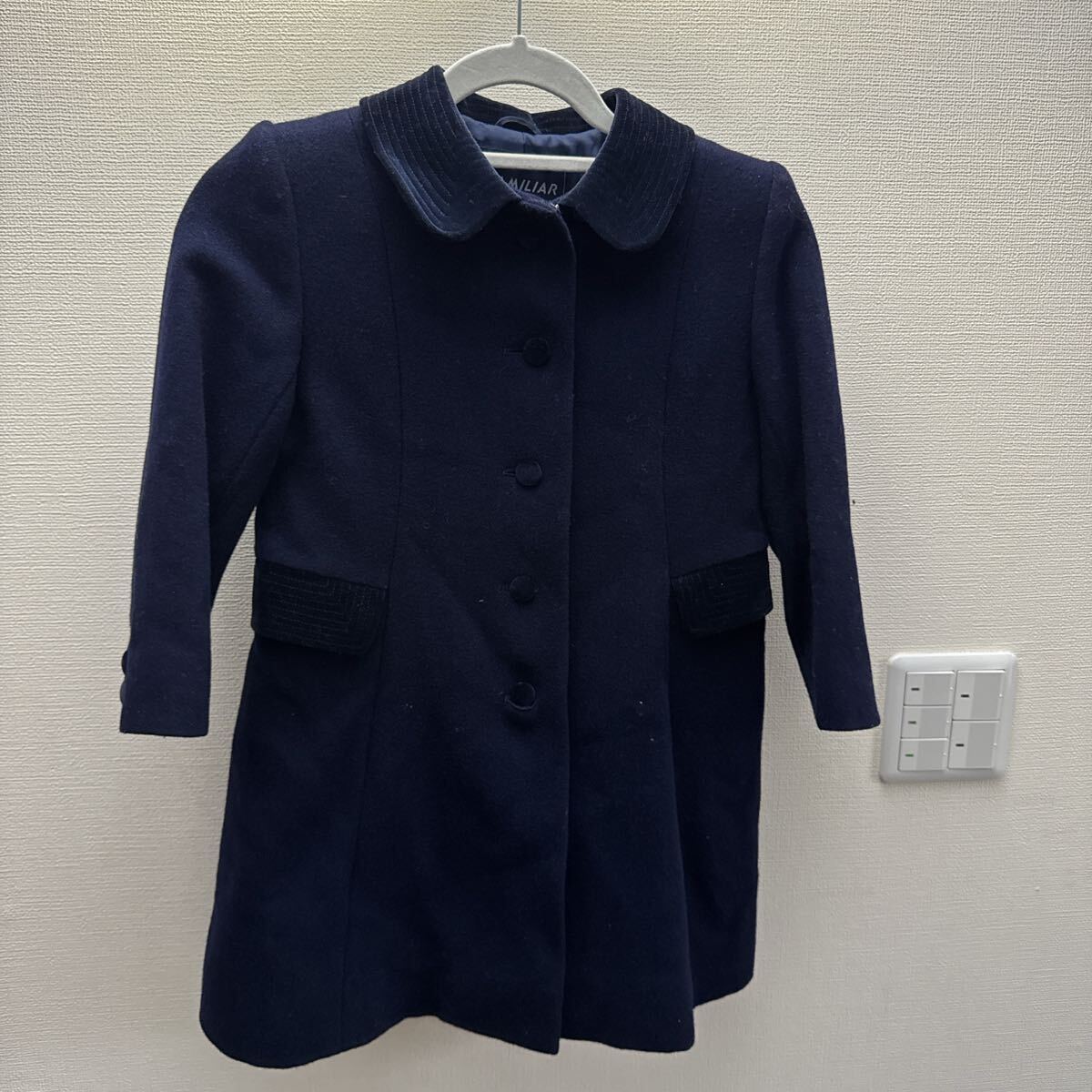 ファミリア コート 120 ネイビー拍卖