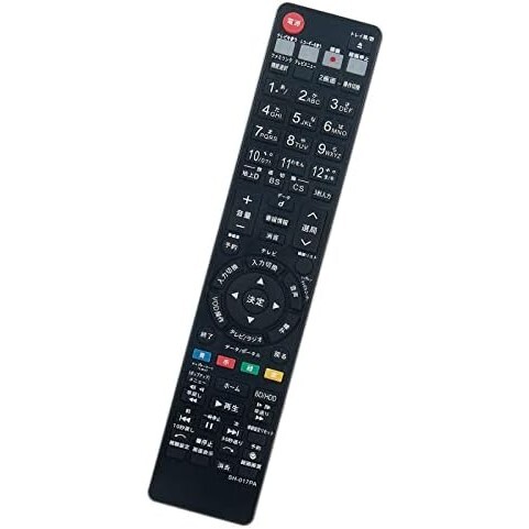 PerFascin 代用リモコン fits for GB017PA SHARP シャープ AQUOSブルーレイディスクレコーダー BD-T1100 BD-T2100 BD-T510拍卖