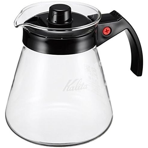 サイズ: 0.8 L_単品_クリア_樹脂製ハンドル カリタ Kalita 注ぎやすい コーヒー サーバー 保温103用 耐熱ガラス 4~7人用 800ml 電子レンジ拍卖