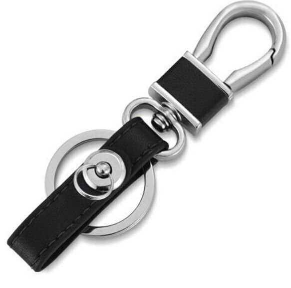 即決新品/送料無料 革 レザー カラビナキーホルダー リモコンキー スマートキーケース キーカバー用 家やバイクのカギなどに アクセサリー拍卖