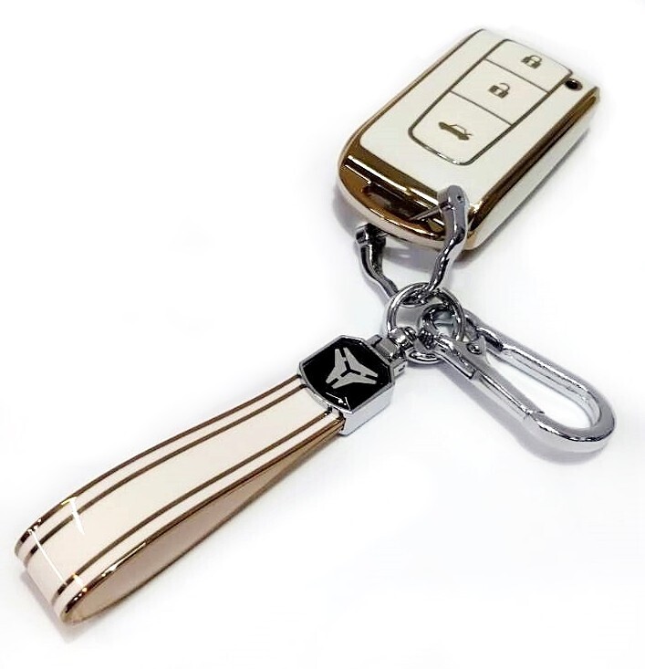 新品即決 トヨタダイハツ 白 TPU スマートキーケース キーカバー ムーヴカスタム ムーヴコンテ ソニカ ミラ bB メビウス クー アクセサリー拍卖