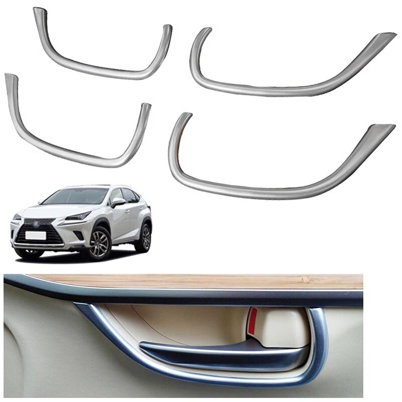 即決新品/レクサス NX10系 AYZ10 AYZ15 NX300h NX200t AGZ10 AGZ15 ドアハンドルトリム アクセサリー 内装 ドレスアップ シール式拍卖