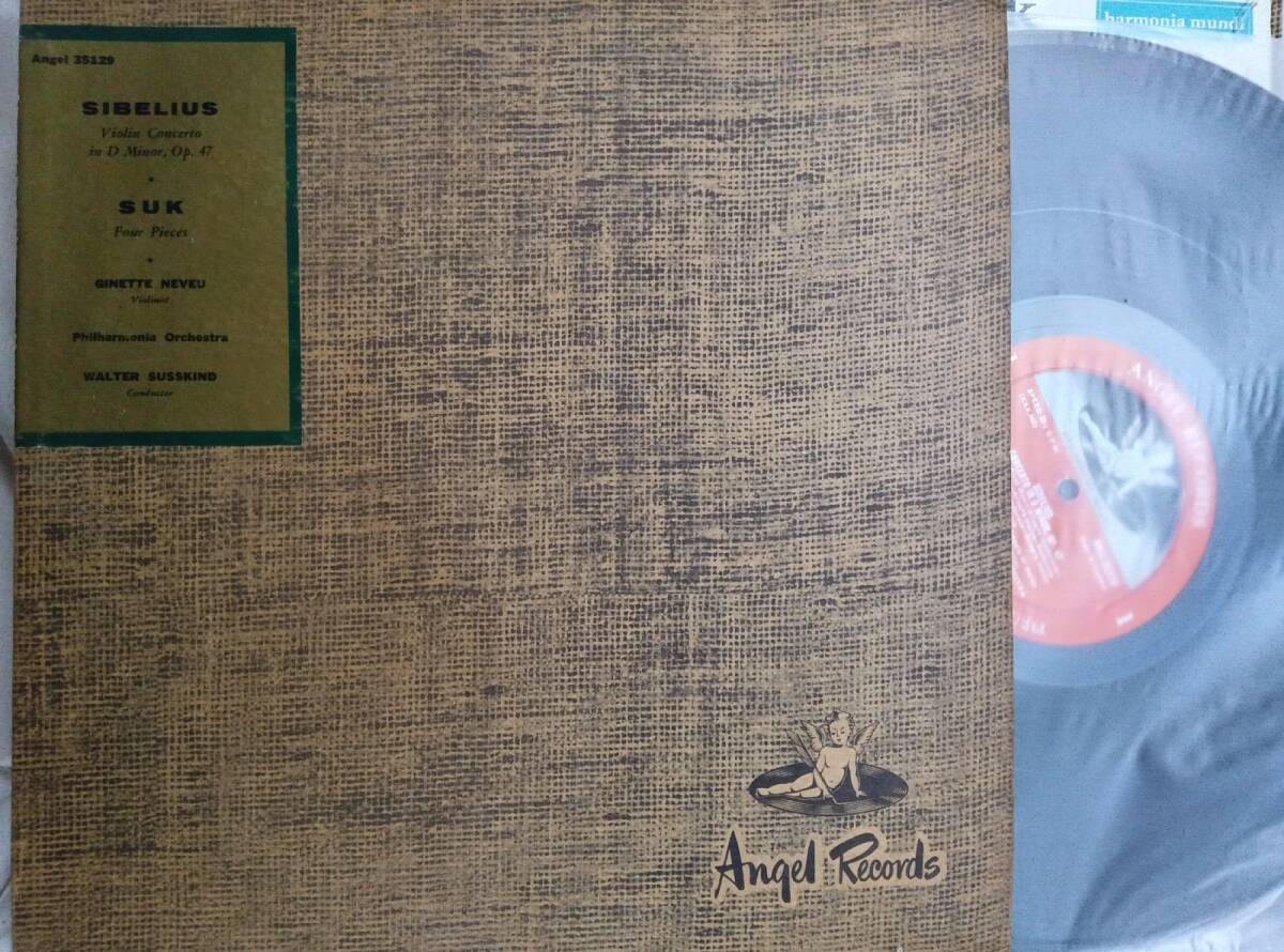♪ 英Angel / ANG.35129 D/G ♪ Sibelius Vn Con. Suk Susskind Neveu シベリウスVn協 サスキンド ジネット・ヌヴー拍卖