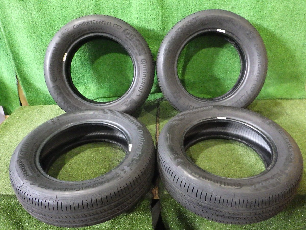 ◆ 2024年製 バリ溝 バリ山 タイヤ 14インチ 4本 セット コンチネンタル 175/65R14 continental comfort contact CC7 中古 J195 ◆拍卖