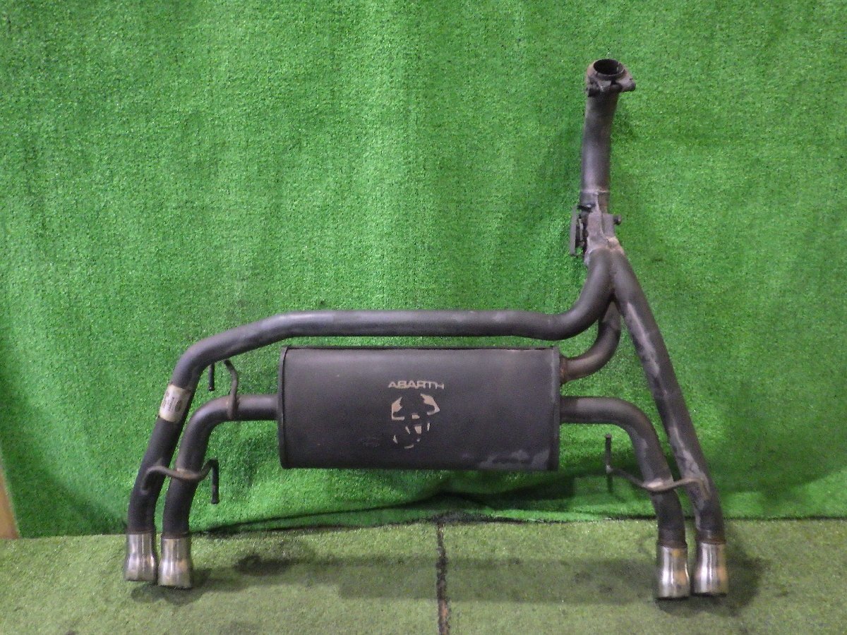◆ ABARTH アバルト 595 【 純正 マフラー レコードモンツァ 】 可変バルブ 500/595 中古 J212 2Y3 ◆拍卖