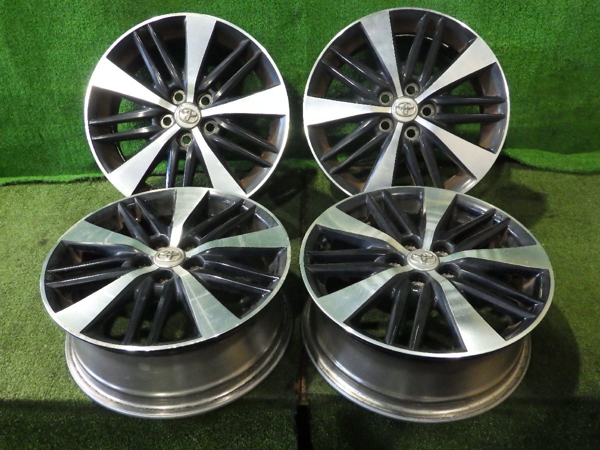 ◆ トヨタ 純正 アルミホイール 16インチ 16×6.0J 4本 セット 6.0J +45 4穴 PCD100 ウィッシュ 20 中古 K122 ◆拍卖