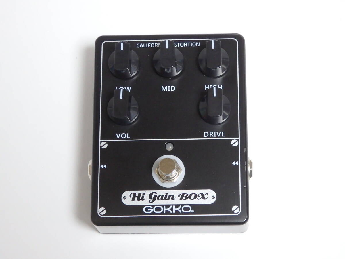 E393C1【中古】 ■ GOKKO GK-34 / Hi gain BOX / CALIFORNIA DISTORTION ■ ディストーション 拍卖