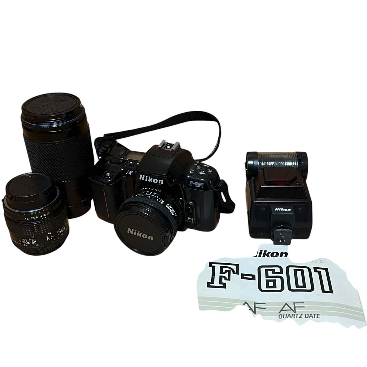 Nikon ニコン 一眼レフ カメラ F-601 動作品 トリプルレンズ レンズ付き拍卖