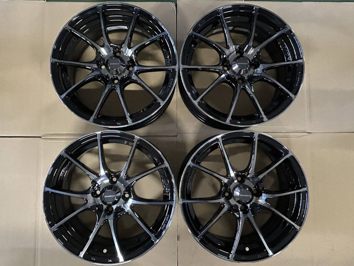 新品 WEDS ウェッズスポーツ SA10R 16x6.5+48 4/100 ZBB ノート E12 E13 フィット フリード シャトル デミオ スイフト 4本セット 在庫有拍卖