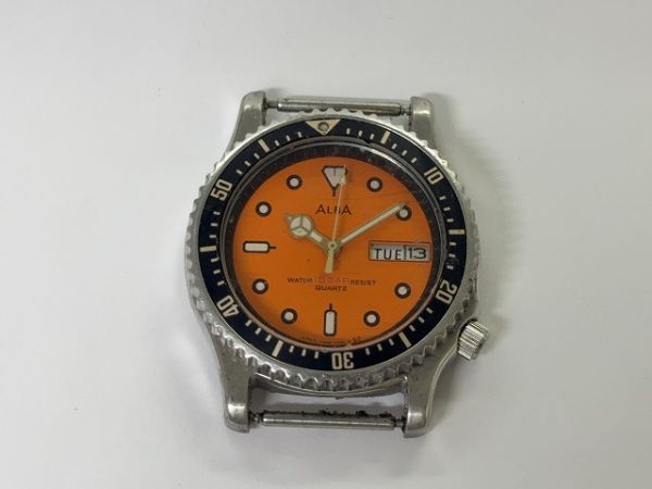 E007 SEIKO セイコー ALBA アルバ V348-6070 ダイバー メンズ クォーツ 現状品拍卖