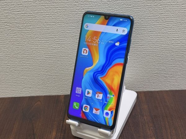 E024 HUAWEI ファーウェイ P30 lite 128GB 利用制限〇 通電確認済 現状品拍卖