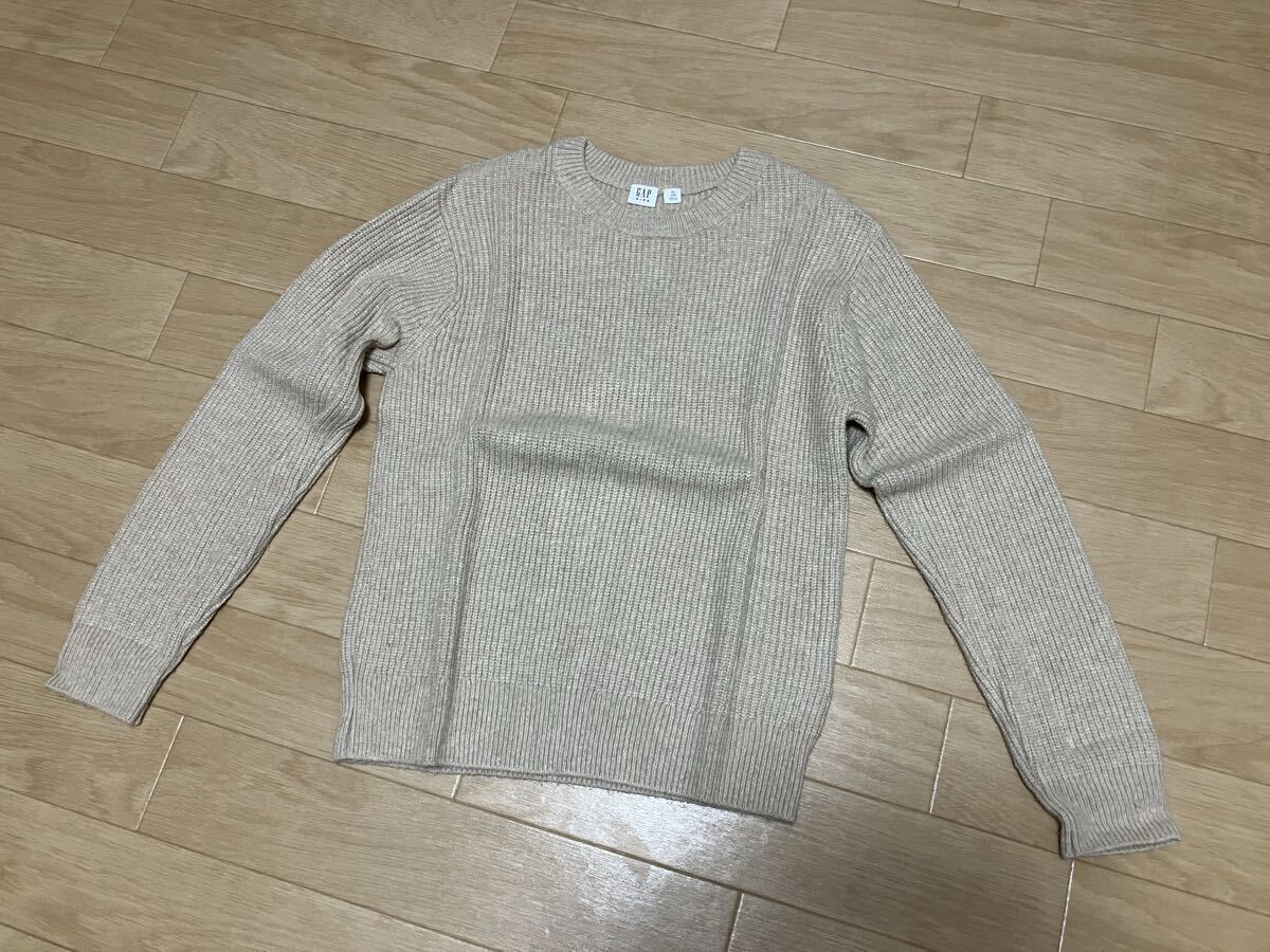 美品☆USED☆GAP KIDS【ベージュセーター】キッズXL(150cm)拍卖