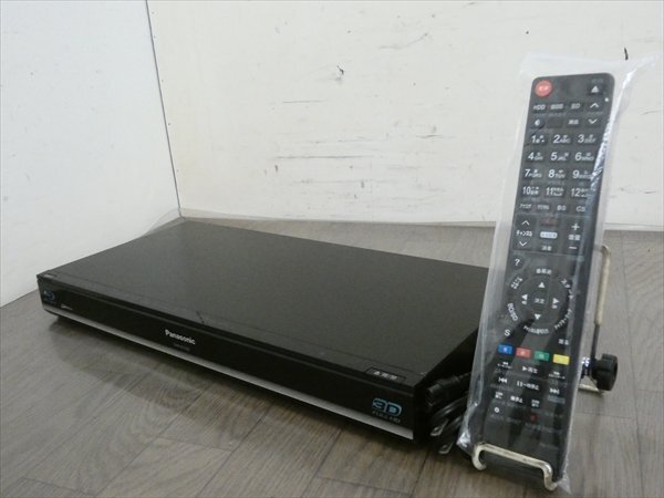 500GB☆11年☆パナソニック/DIGA☆HDD/BDレコーダー☆DMR-BZT600☆リモコン付☆3番組同時録画/3D対応機 管CX36833拍卖