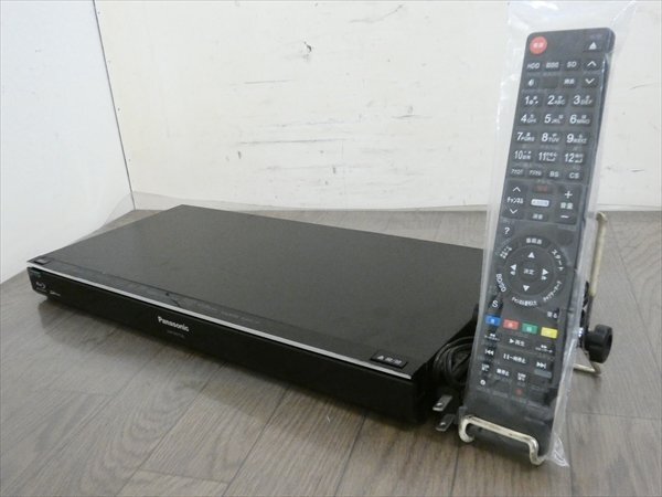 500GB☆12年☆パナソニック/DIGA☆HDD/BDレコーダー☆DMR-BWT520☆リモコン付☆2番組同時録画☆3D対応機 管CX36857拍卖