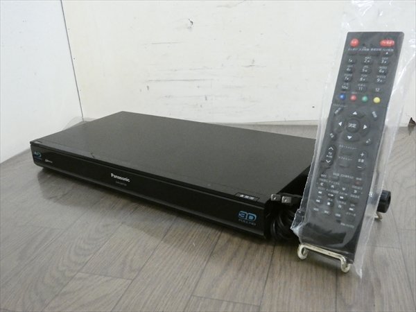 500GB☆11年☆パナソニック/DIGA☆HDD/BDレコーダー☆DMR-BWT500☆リモコン付☆2番組同時録画☆3D対応機 管CX36872拍卖