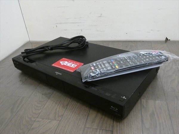 500GB☆13年☆シャープ/SHARP/AQUOS☆HDD/BDレコーダー☆BD-W515☆リモコン付☆2番組同時録画☆3D対応機 管SA9223拍卖