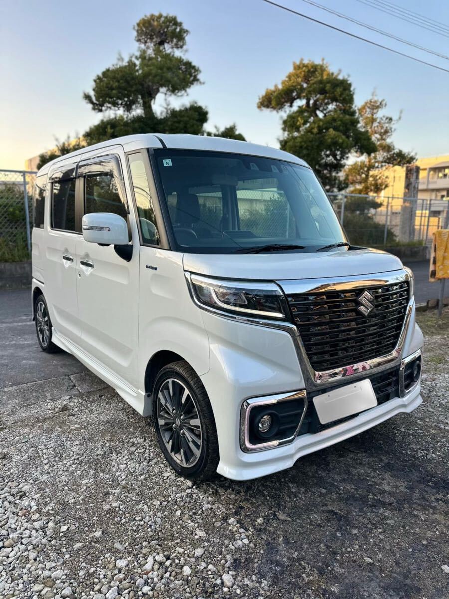 スズキ スペーシア カスタム★HYBRID XSターボ★令和3年★18166km★車検R9/12★高年式★ 人気軽自動車★即乗りOK★千葉県大網白里市拍卖