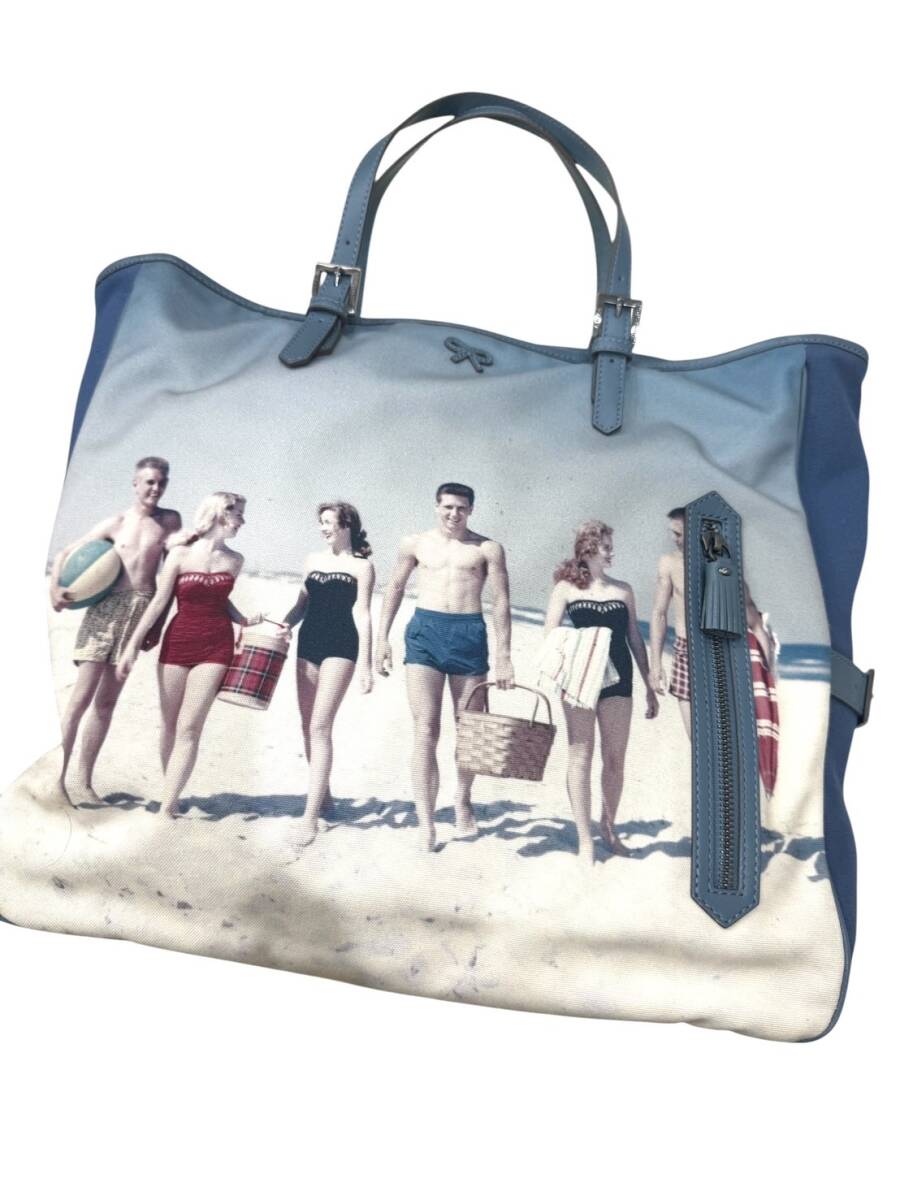 ●F7-11-35 アニヤハインドマーチ ANYA HINDMARCH ハンドバッグ 手さげ トートバッグ A4収納 レディース カバン ブランド ABランク 保管品拍卖