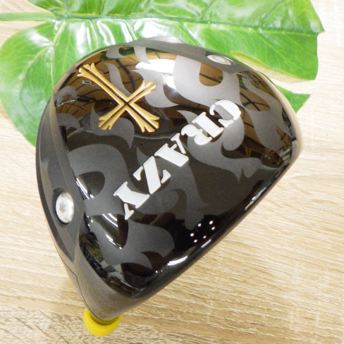 カバー無し クレイジー 限定品 ART CRZ-460 10.5度 ヘッドパーツ IPブラック仕上 460cc CRAZY GOLF BA-S0144拍卖