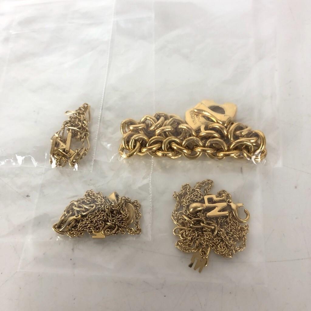 ヴィンテージ ゴールド アクセサリーセット ネックレス ブレスレット チャーム ジュエリー アクセサリー ブランド レディース 小物拍卖