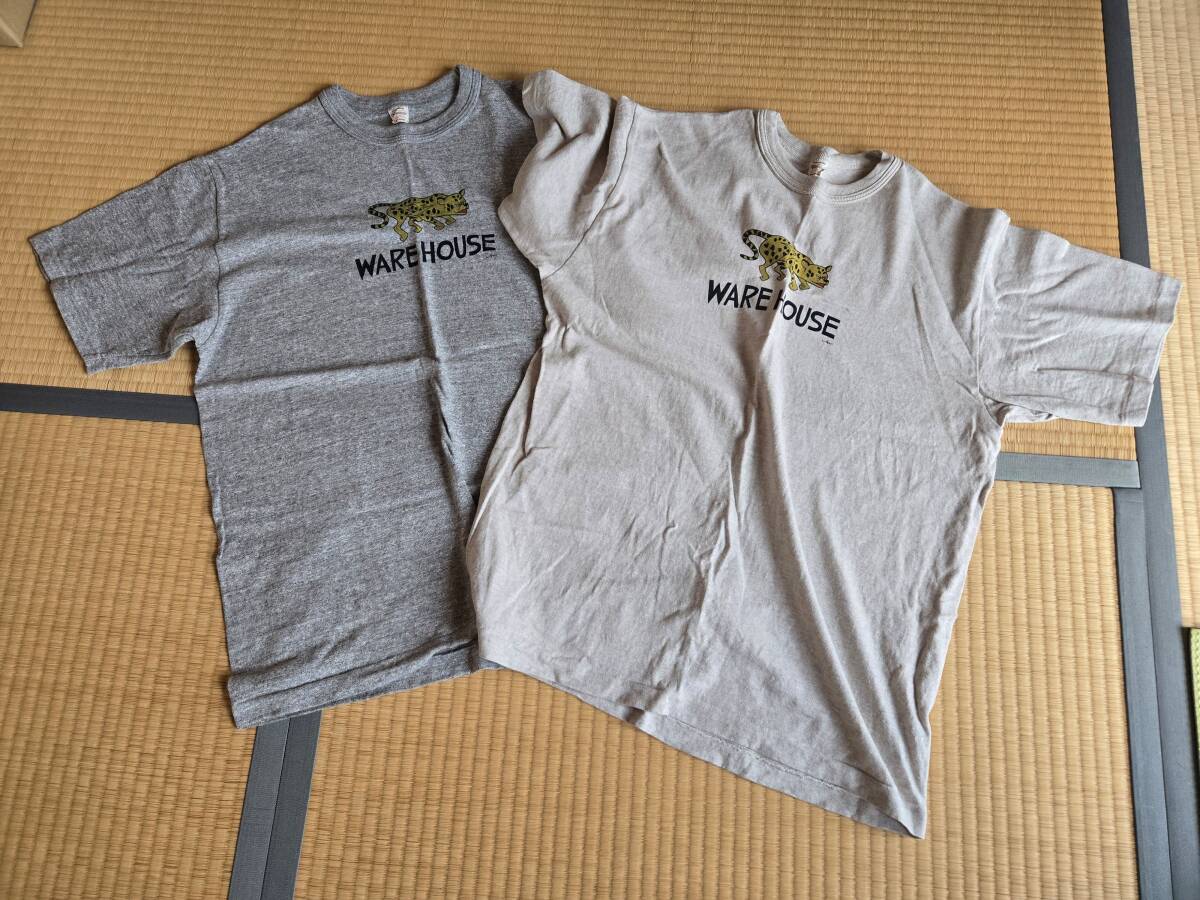 【新品】2枚セット ウエアハウス WAREHOUSE Lot 4601 プリントT YUSUKE HANAI × WH JAGUAR 花井祐介拍卖