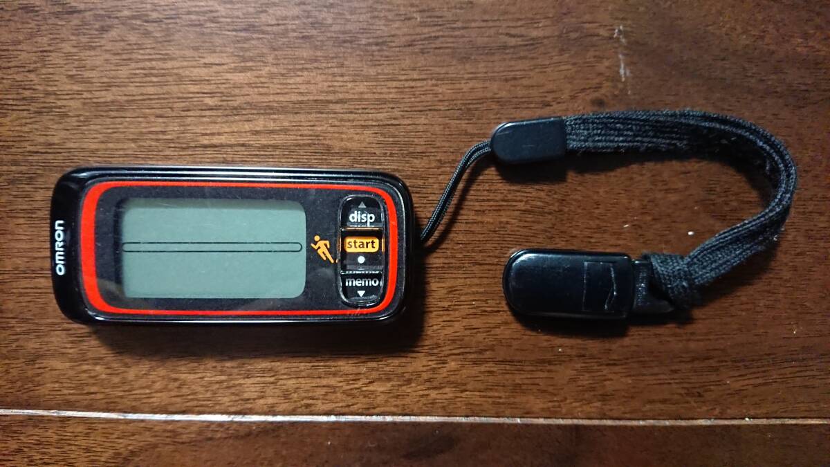 ★オムロン 活動量計★Jog style HJA-300-K(エナジーブラック)★取扱説明書・付属品付拍卖