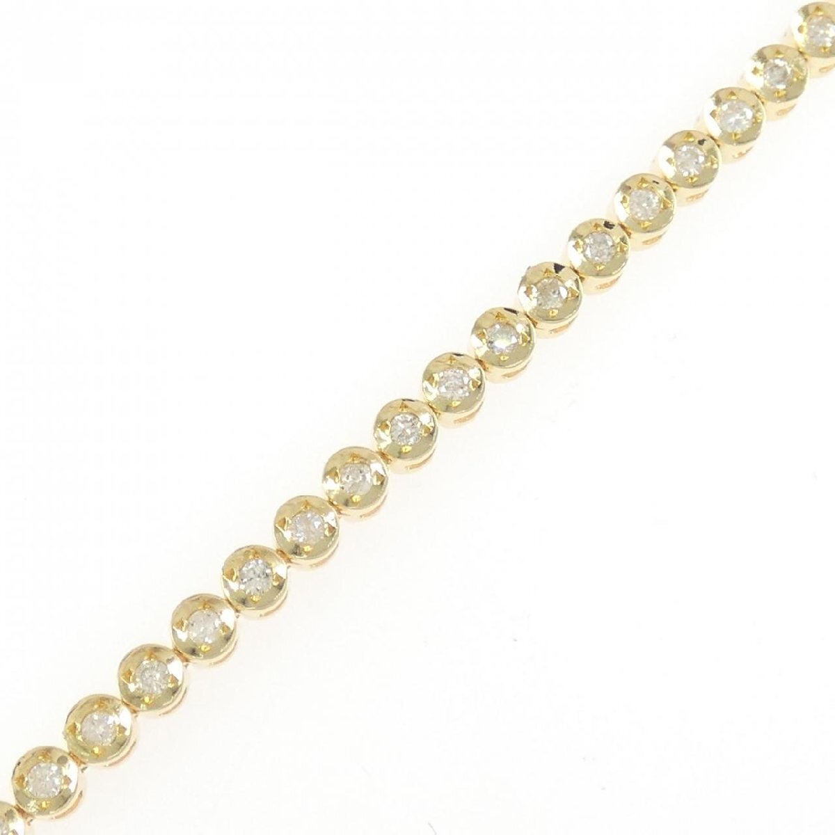 K18YG ダイヤモンド ブレスレット 1.03CT拍卖