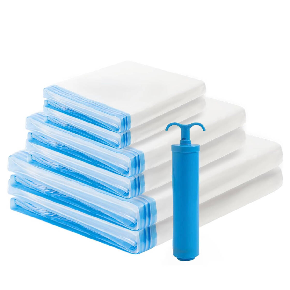 真空パックん 真空ポンプ圧縮袋 衣類圧縮袋 布団収納袋 真空パック 袋 服 収納 旅行 圧縮袋真空収納袋 厚手 コンプレッサー付き 布団;7717;拍卖