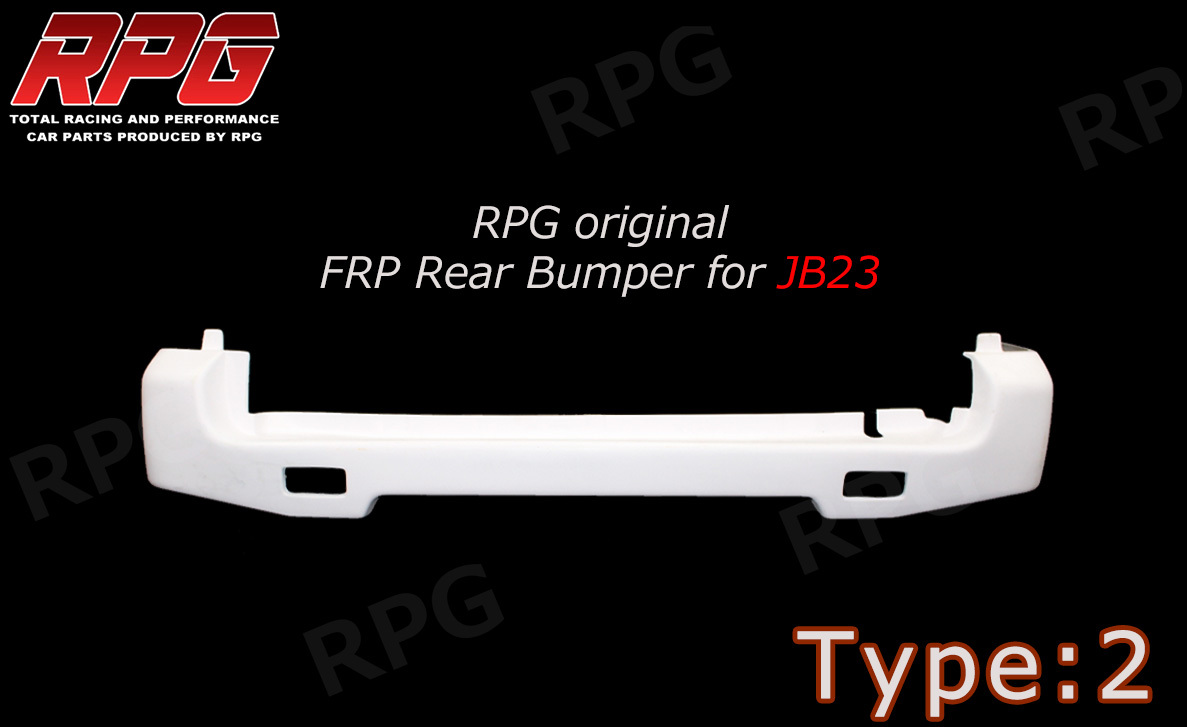 【沖縄・離島への配送不可】決算セール ジムニー JB23W FRP リア ハーフ バンパー タイプ2拍卖